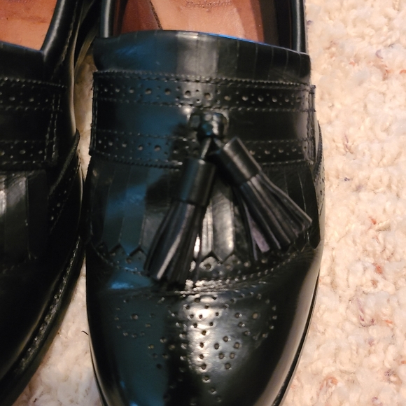 Allen Edmonds Bridgeton Black Slip-On Dress Loafer Shoes Size 9 1/2 D - Picture 6 of 16